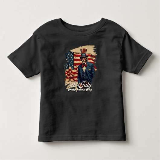 Trotse ziel van 4 juli kinder shirts (Voorkant)