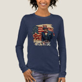 Trotse ziel van 4 juli Tri-Blend shirt (Voorkant)