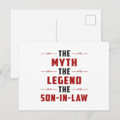 Trotse Zoon in Recht Vader in Recht Rechtszaak Gra Briefkaart (Voorkant / Achterkant)