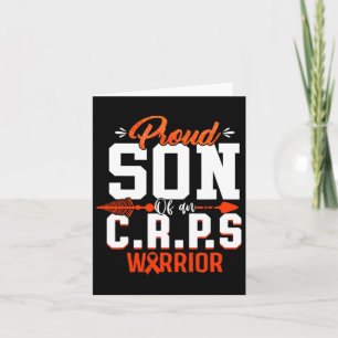 Trotse zoon van een CRPS Warrior maand Sinaasappel Kaart