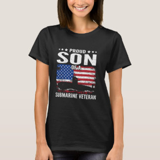 Trotse zoon van een familie van onderzeebootvetera t-shirt