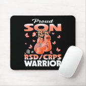 Trotse zoon van een RSD CRPS Warrior Awareness Box Muismat (Met muis)