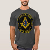 Trotse zoon van een vrijmetselaar symbool Lewis PH T-shirt (Voorkant)