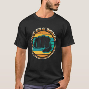 Trotse zoon van immigranten Diversiteit Erfgoed Ca T-shirt