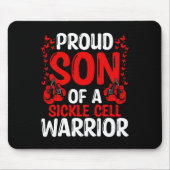 Trotse zoon van sikkelcelziekte krijger bewustzijn muismat (Voorkant)