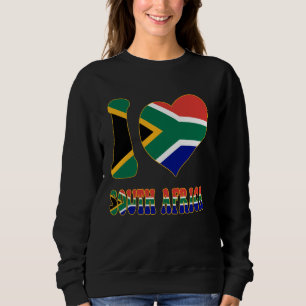 Trotse Zuid-Afrikaan Ik hou van Zuid-Afrika Vlag H Trui
