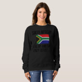 Trotse Zuid-Afrikaanse vlag Zuid-Afrika Zuid-Afrik Trui (Voorkant volledig)