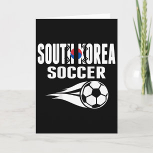 Trotse Zuid-Korea Voetbalfans Truitje Steun Korea Kaart
