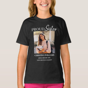 Trotse zus van 2025 Afstuderen gepersonaliseerde f T-shirt