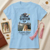 Trotse Zus van de Afgestudeerde Aangepaste Foto Ja T-shirt