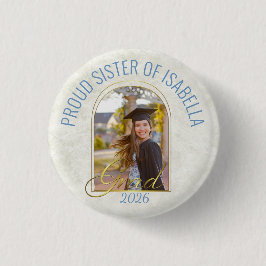 Trotse Zus van de Afgestudeerde Moderne Aangepaste Ronde Button 3,2 Cm
