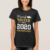 Trotse zus van een Afstuderen wit 2020 T-shirt (Voorkant)