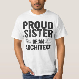 Trotse Zus van een Architect T-shirt