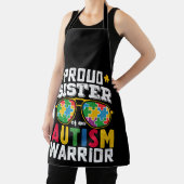 Trotse zus van een Autisme Warrior familie Schort (Insitu)