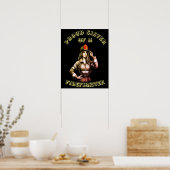 Trotse zus van een brandweerman hi tech poster (Keuken)