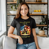Trotse zus van een brandweerman t-shirt
