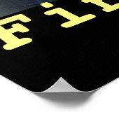 Trotse zus van een brandweerman vastberaden look w poster (Hoek)