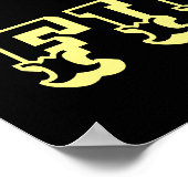 Trotse zus van een brandweerman verbeelding W Poster (Hoek)