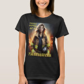 Trotse zus van een brandweerpad t-shirt (Voorkant)