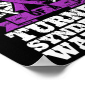 Trotse zus van een Turner syndroom krijger TS Awar Poster (Hoek)