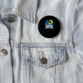 Trotse zus wereld downsyndroom dag ronde button 5,7 cm (In situ)