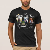 Trotse Zuster Klasse van Afstudeerder Pet T-Shirt