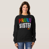 Trotse zuster LGBT Pride Trui (Voorkant volledig)