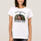 Trotse zuster van de Afstuderen senior T-shirt (Voorkant)
