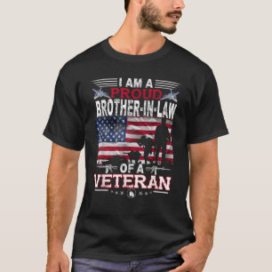 Trotse zwager veteraan niets schrikt t-shirt