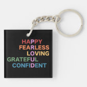 TROTSE zwarte Sleutelhanger (Achterkant)