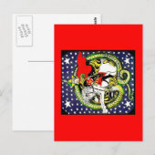 trotsky slaapt de tegenrevolutionaire draak briefkaart (Voorkant / Achterkant)