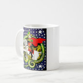 Trotsky slacht de reactionaire draak-mok koffiemok (Voorkant links)