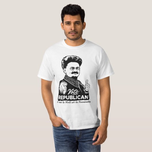 Trotsky Vote Republica Shirt (Voorkant volledig)
