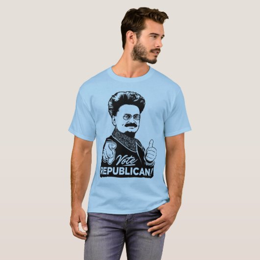 Trotsky Vote Republica Shirt (Voorkant volledig)