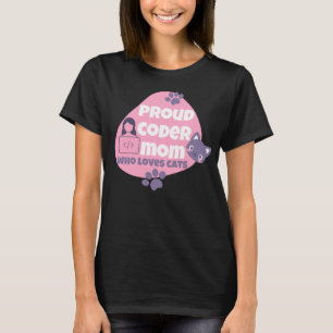 TROTSSE CODEERMOEDER DIE VAN KATTEN HOUDT - CODEER T-SHIRT