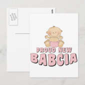 TROTSSE NIEUWE BABCIA BRIEFKAART (Voorkant / Achterkant)