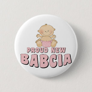 TROTSSE NIEUWE BABCIA RONDE BUTTON 5,7 CM