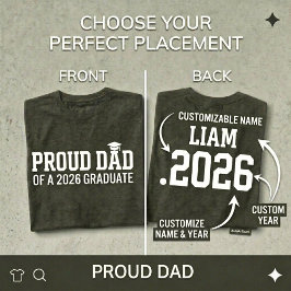 TROTSSE PAPA • Persoonlijke afstuderen Klas van 20 T-shirt