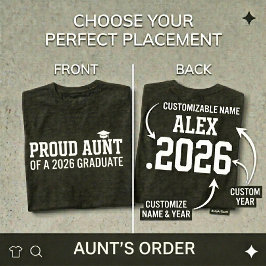 TROTSSE TANTE • Persoonlijke afstuderen gift Klas  T-shirt