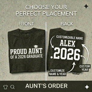 TROTSSE TANTE • Persoonlijke afstuderen gift Klas T-shirt