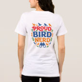 TROTSSE VOGELNERD Tri-Blend SHIRT (Achterkant)