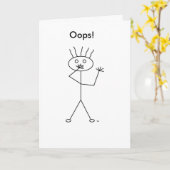 Trottel, oeps! kaart (Gele Bloem)