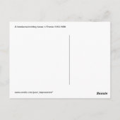 trotter en sulky briefkaart (Achterkant)