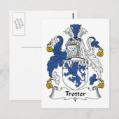 Trotter Family Crest Briefkaart (Voorkant / Achterkant)
