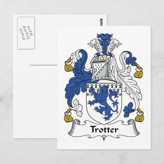 Trotter Family Crest Briefkaart (Voorkant / Achterkant)