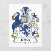 Trotter Family Crest Briefkaart (Voorkant)