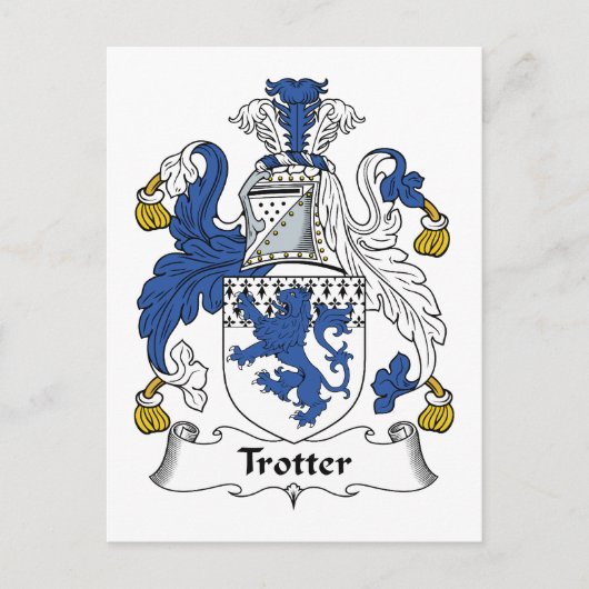 Trotter Family Crest Briefkaart (Voorkant)