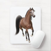 Trotting Arabian Horse Mousepad Muismat (Met muis)