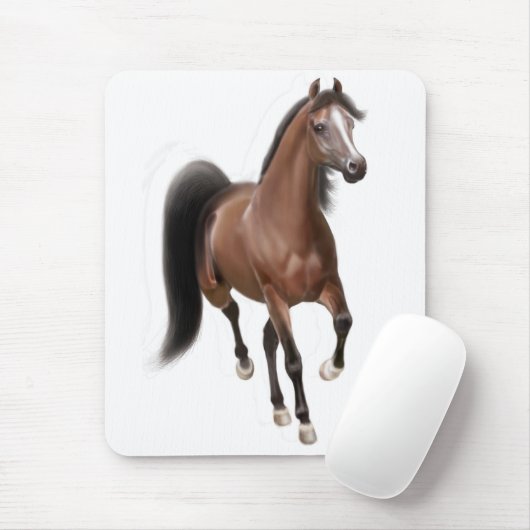 Trotting Arabian Horse Mousepad Muismat (Met muis)