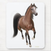 Trotting Arabian Horse Mousepad Muismat (Voorkant)